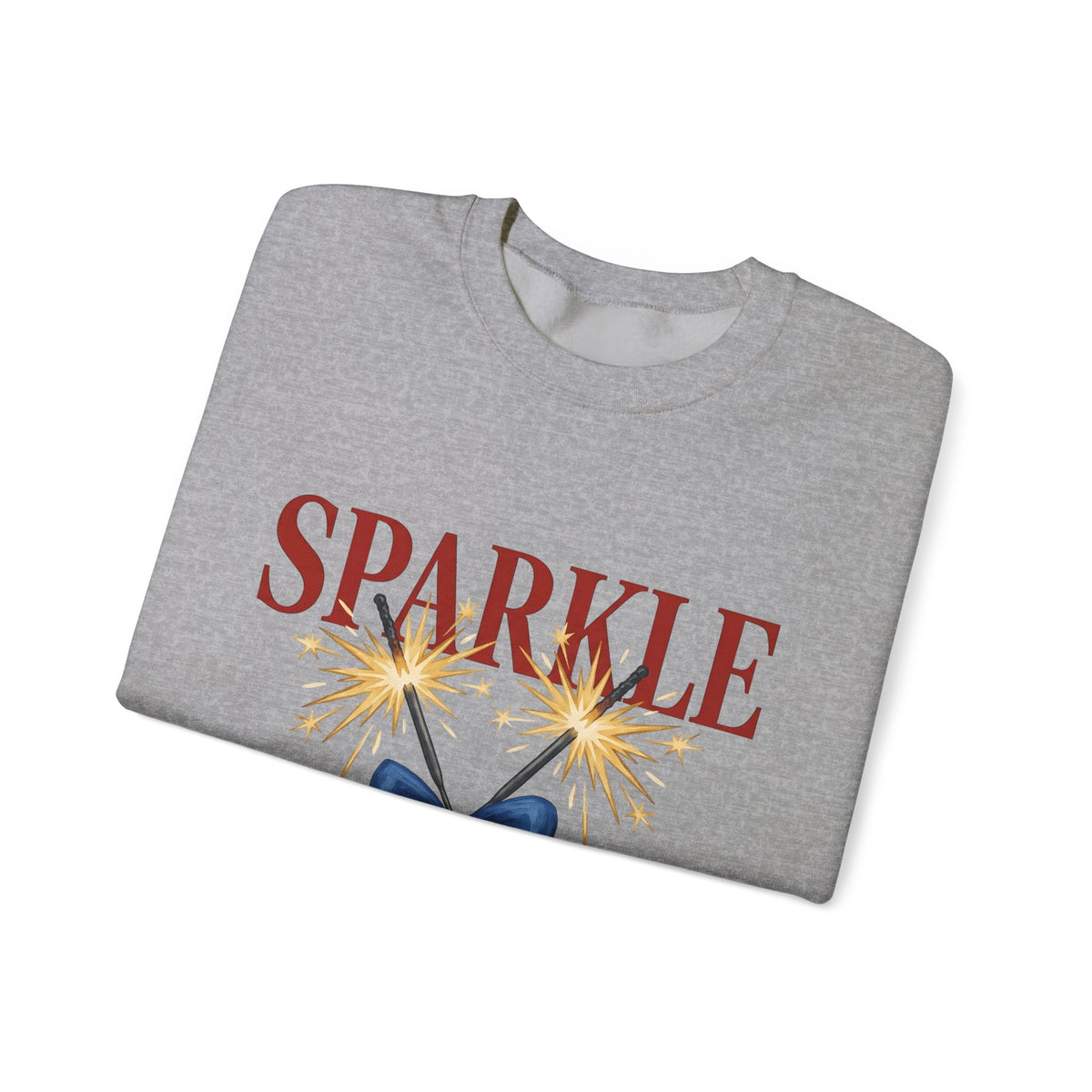 Sparkler Bow Sweatshirt 4th Of July America Gift Women Hand Painted Sweatshirt Sparkler Sweatshirt Independence Day Fan Painted Sweatshirt Patriotic Graphic