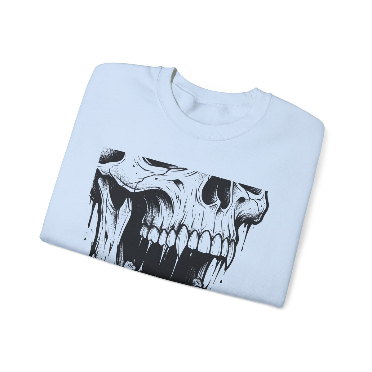 Skull Art Sweatshirt Gothic Fright Gift Women Macabre Sweatshirt Skull T-Sh