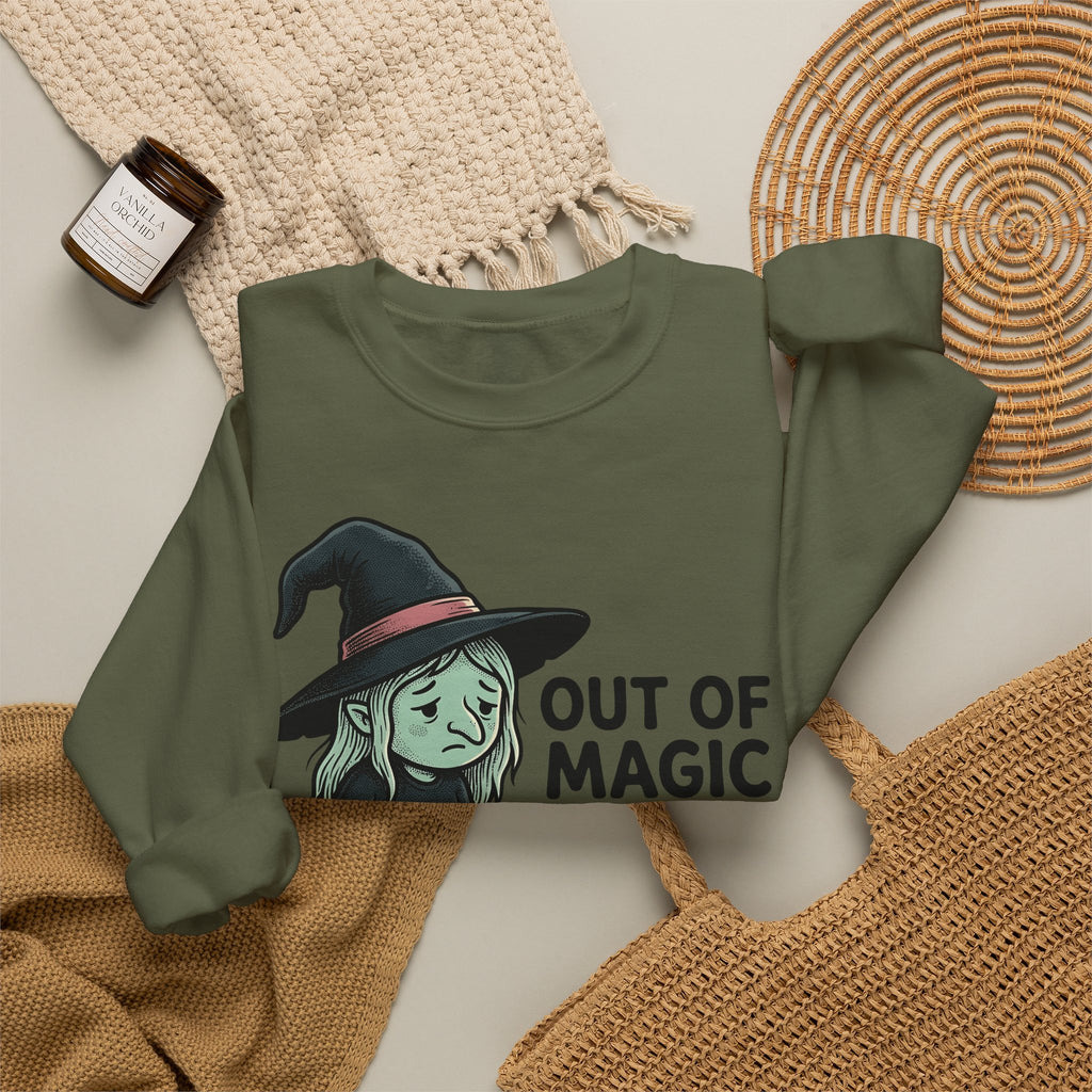 Magic Vacuum Sweatshirt Halloween Joke Gift Women Hand Drawn Sweatshirt Suction Machine Sweatshirt Horror Fan Hand Drawn Sweatshirt Prank Graphic Distressed