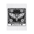 Skull Butterfly Blanket Gothic Magic Gift Women Traditional Tattoo Blanket Sugar Skull Blanket Darkwave Fan Tattooed Blanket Mystic Graphic Horror