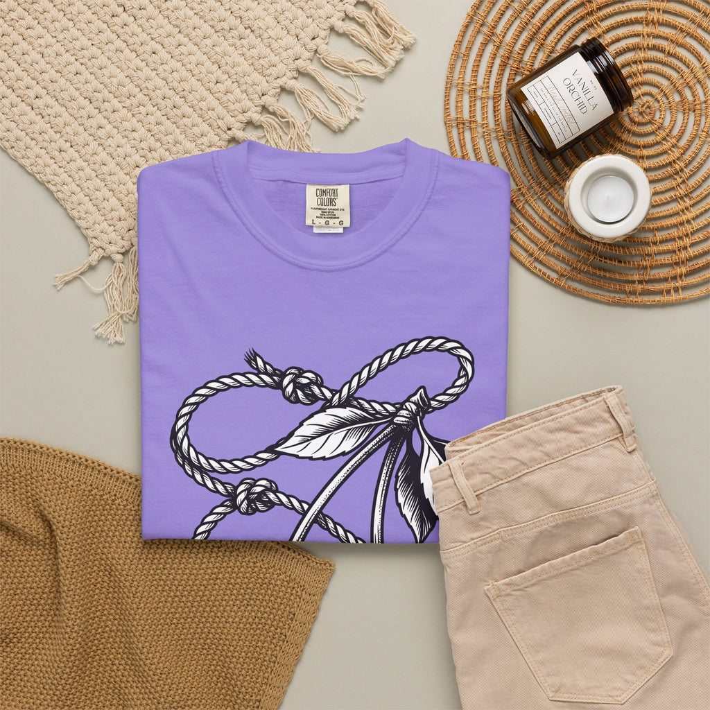 Cherry Vine T-Shirt Cowgirl Ranch Gift Women Retro T-Shirt Grapevine T-Shirt Rodeo Fan Vintage T-Shirt Farmhouse Graphic Sketch Foliage T-Shirt