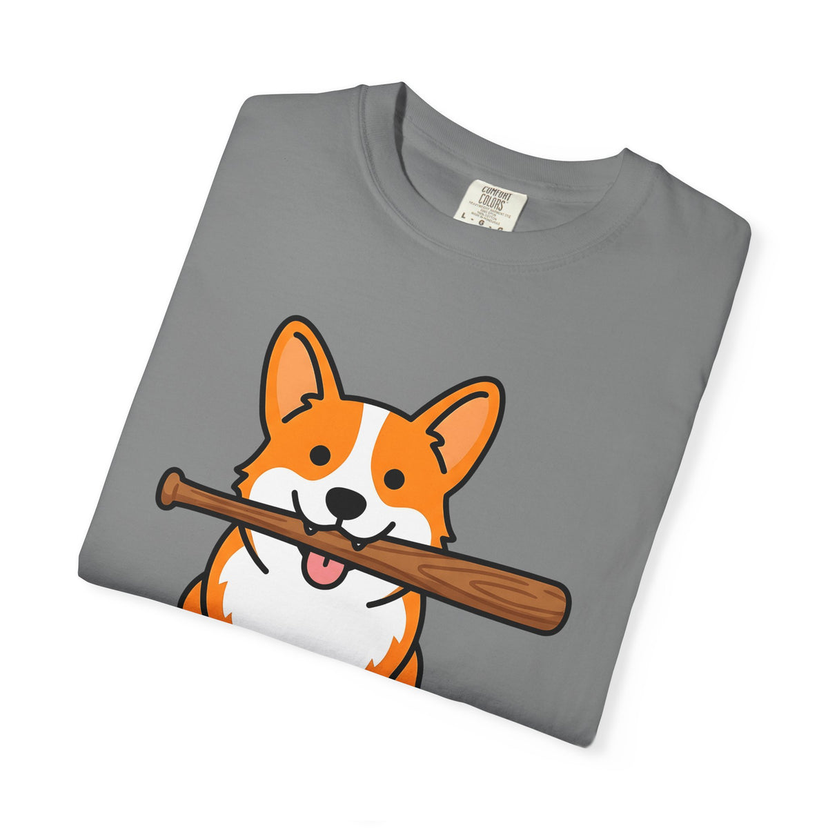 Corgi Pet T-Shirt Dog Funny Gift Women Animation T-Shirt Puppy T-Shirt Dog Fan Cartoon T-Shirt Humor Graphic Manga Bat Ball T-Shirt