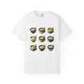 Green Tea Bowls T-Shirt Drinks Infusion Gift Women Gouache T-Shirt Tea Bowls T-Shirt Beverage Fan Watercolor T-Shirt Steeped Graphic Simple Wooden