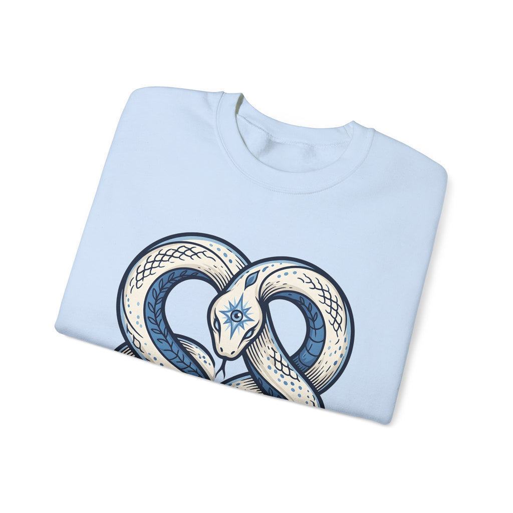 Magical Serpent Sweatshirt Boho Chic Mysticism Gift Women Primitive Sweatshirt Snake Sweatshirt Bohemian Fan Naive Sweatshirt Occult Graphic Body Art All