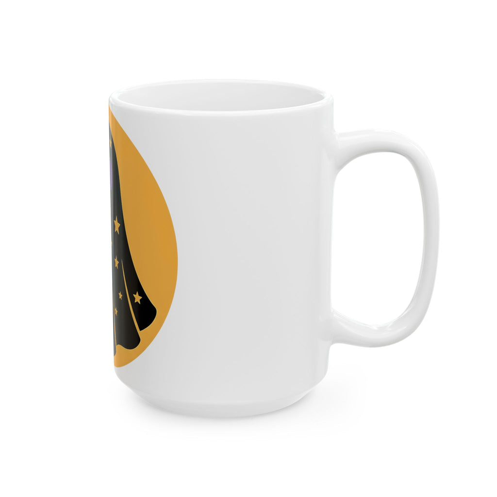 Ghost Halloween Spooky Gift Cute Specter Horror Fan Ghostly Macabre Minimalist Crescent Mug