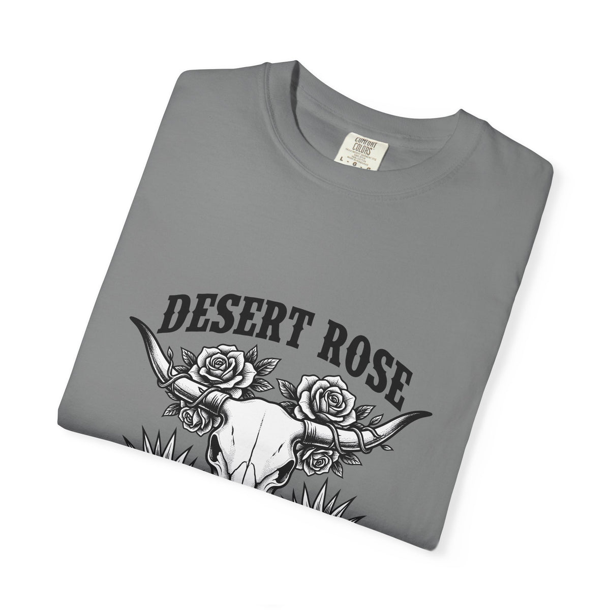 Longhorn Skull Bloom T-Shirt Cowgirl Gypsy Gift Women Ranch T-Shirt Skull T-Shirt Cowboy Fan Western T-Shirt Bohemian Graphic Old School Prickly
