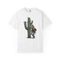Cowgirl Cactus Cowgirl Ranch Gift Western Prickly Pear Cowboy Fan Rodeo Farm Vintage Saddle T-Shirt