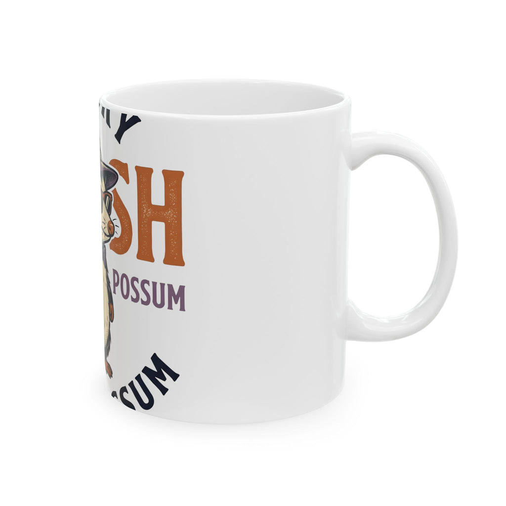Possum Wizard Halloween Animal Gift Vintage Opossum Spooky Fan Retro Creature Hand Drawn Mug