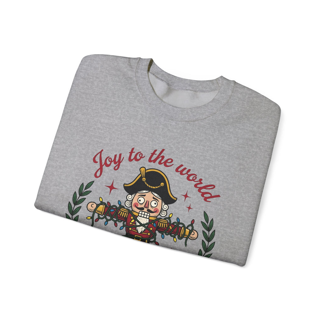 Nutcracker Illustration Sweatshirt Christmas Comedy Gift Women Caricature Sweatshirt Christmas Soldier Sweatshirt Xmas Fan Cartoon Sweatshirt Humor Graphic