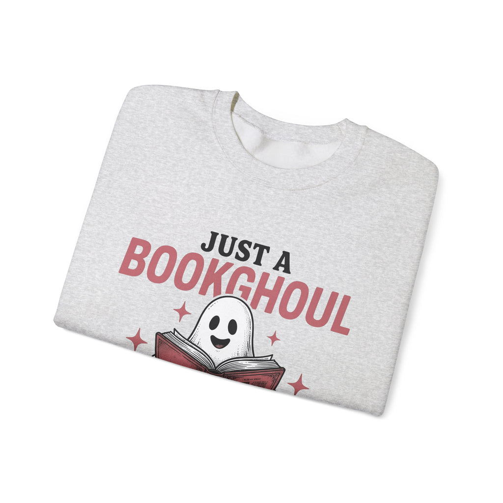 Phantom Reading Book Sweatshirt Halloween Reader Gift Women Illustration Sweatshirt Bookworm Sweatshirt Spooky Fan Ghostly Sweatshirt Book Graphic Sketch