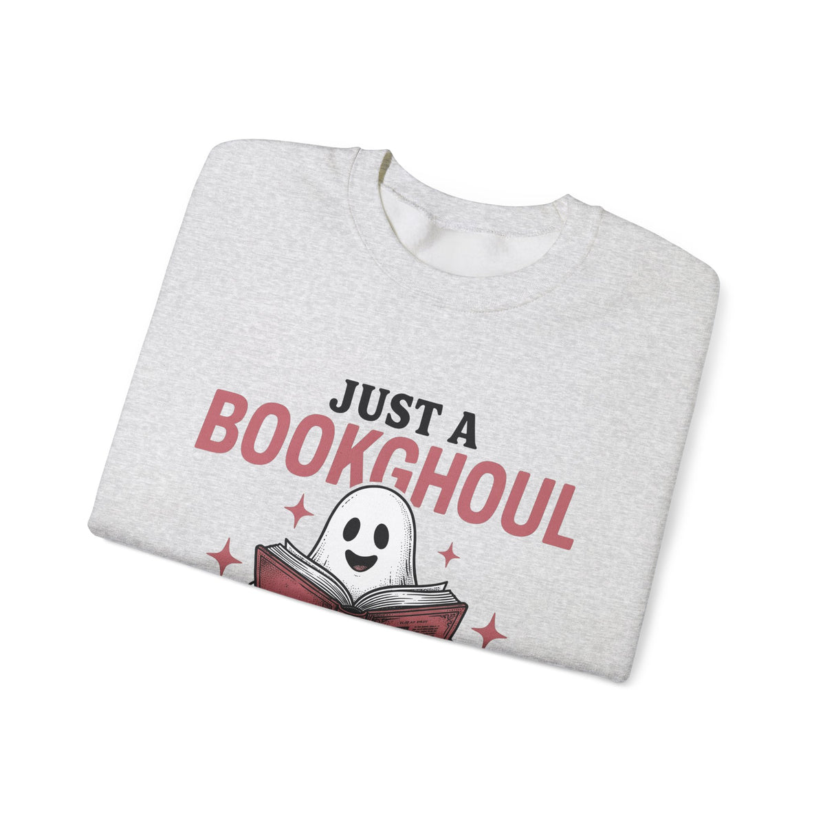 Phantom Reading Book Sweatshirt Halloween Reader Gift Women Illustration Sweatshirt Bookworm Sweatshirt Spooky Fan Ghostly Sweatshirt Book Graphic Sketch