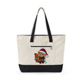 Red Panda Animals Festive Gift Chibi Panda Wildlife Fan Cartoon Holiday Animated Xmas Lights Tote Bag