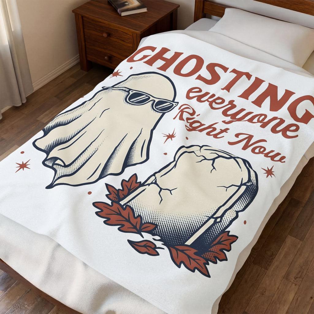 Apparition Eyewear Blanket Halloween Fun Gift Women Rustic Blanket Glasses Blanket Horror Fan Spectacles Blanket Amusement Graphic Traditional