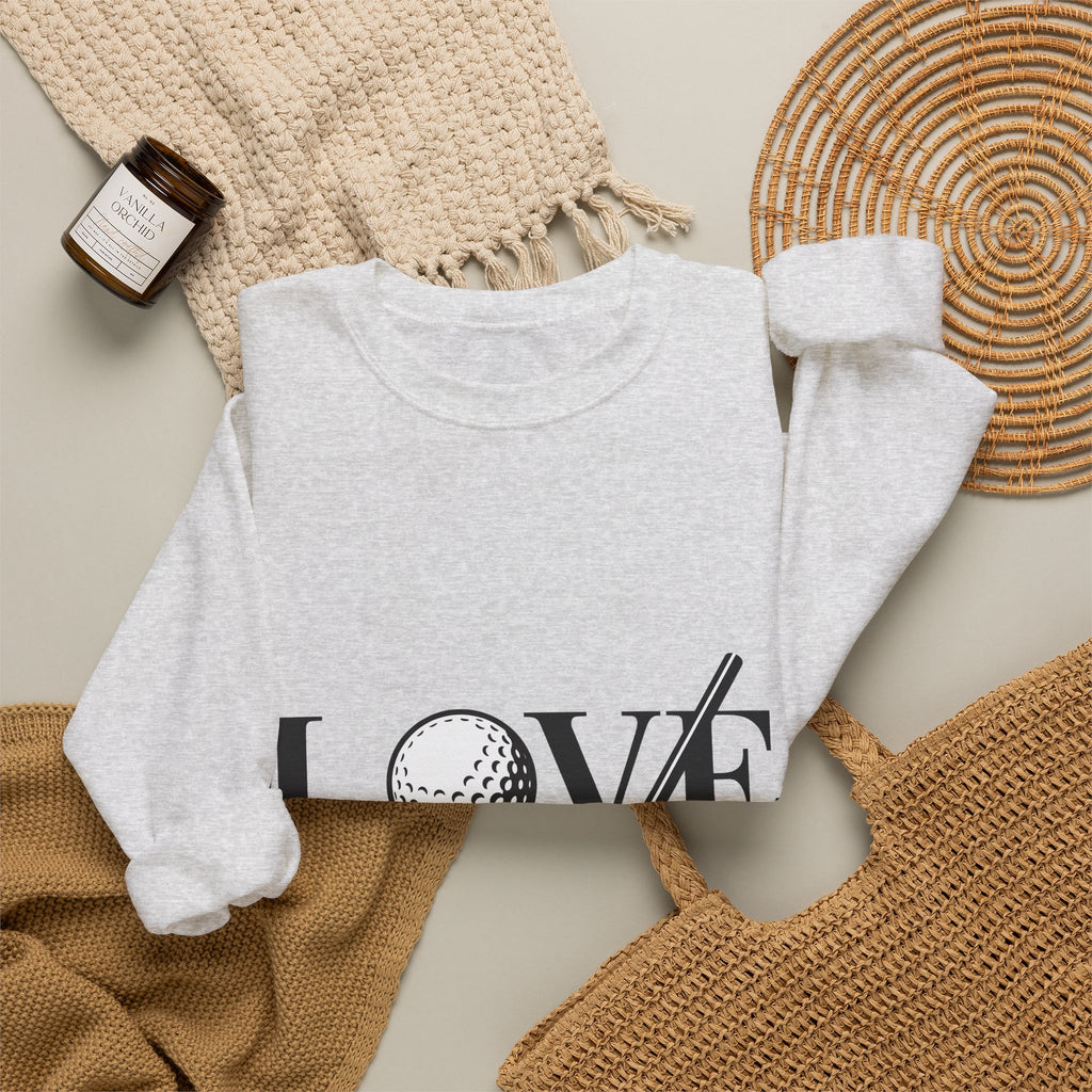 Golf Ball Sweatshirt Sweatshirt Golf Pastime Gift Women Strong Sweatshirt Golf Sweatshirt Golf Enthusiast Bold Sweatshirt Leisure Graphic Simple Athletic Gear Sweatshirt