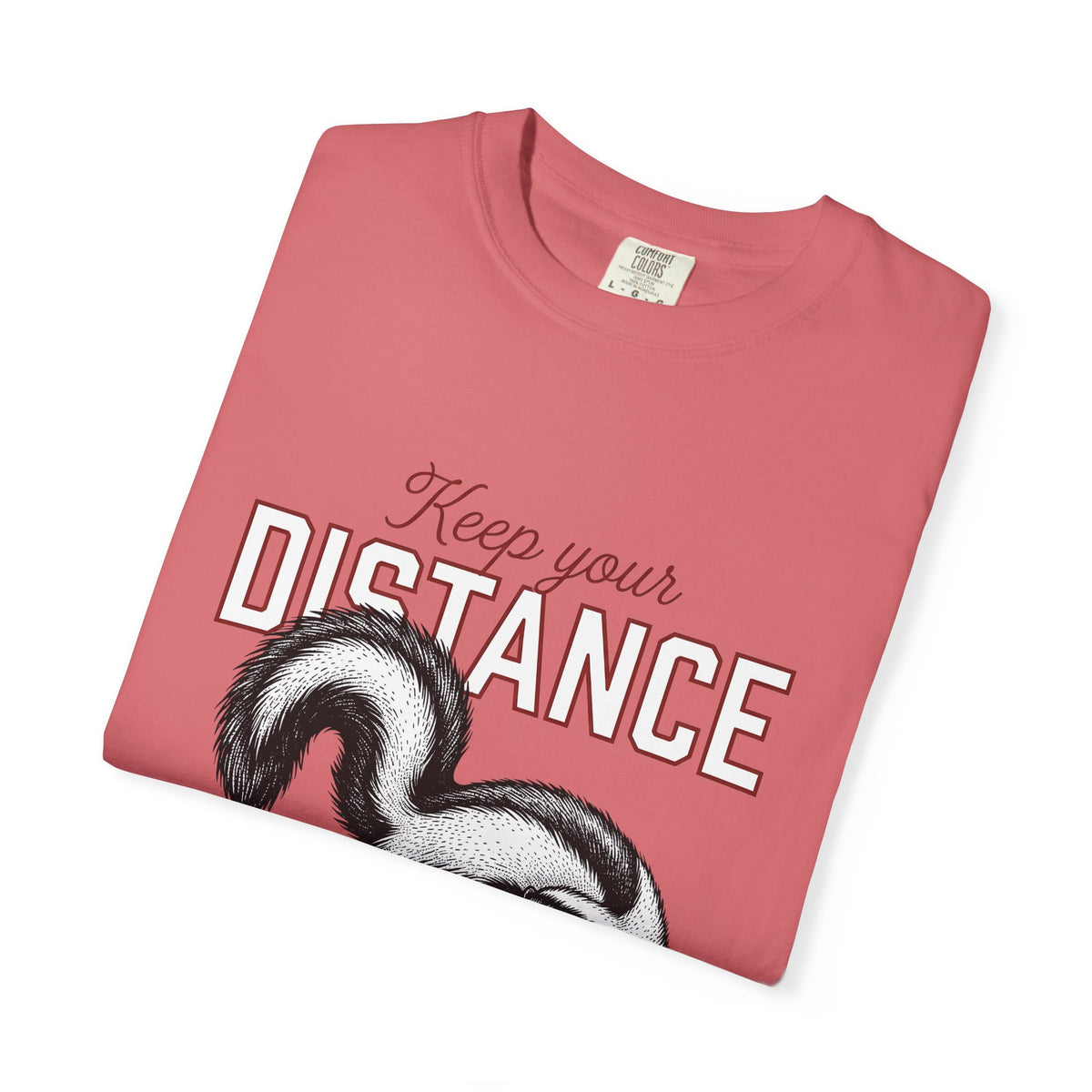 Skunk Illustration T-Shirt Animal Joke Gift Women Sketch T-Shirt Stink T-Shirt Animal Fan Drawing Graphic Retro Bushy Tail T-Shirt