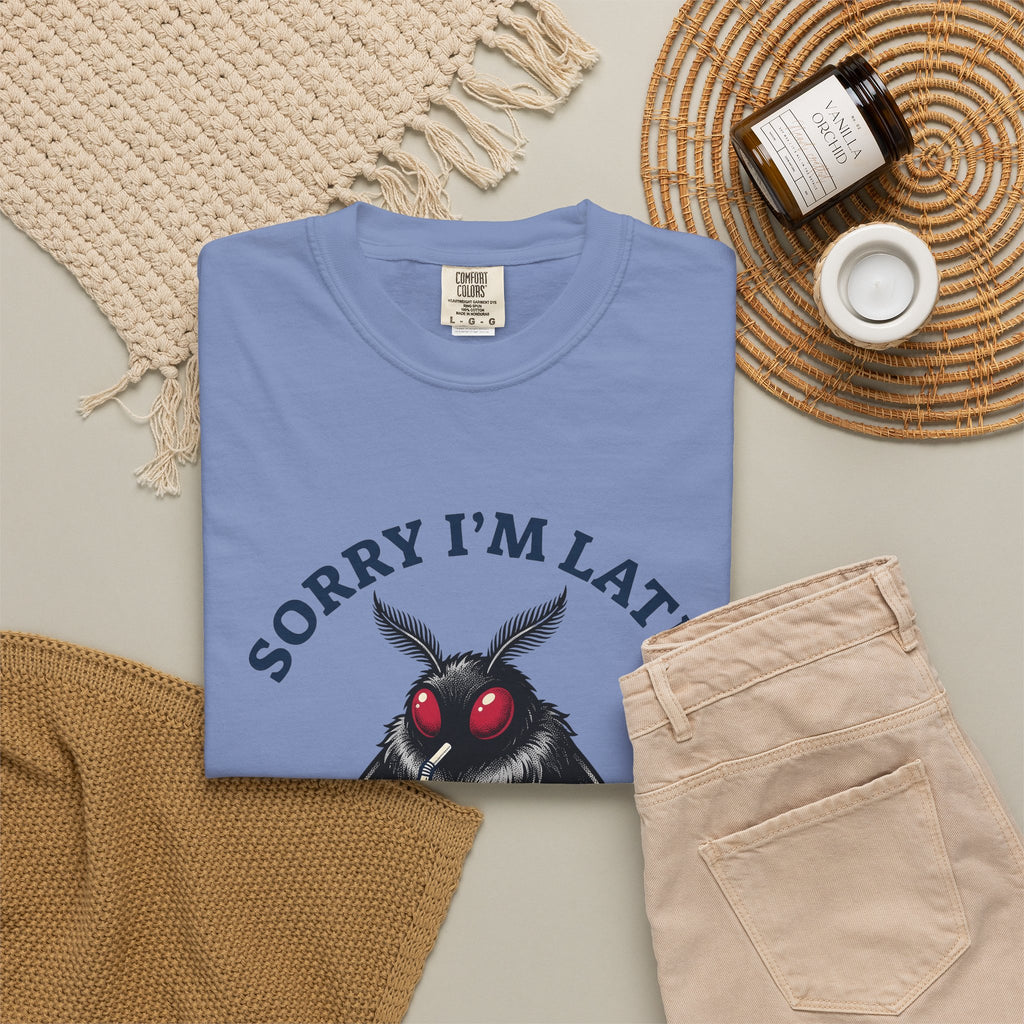 Moth Coffee T-Shirt Funny Insect Gift Women Tattoo T-Shirt Coffee T-Shirt Humor Fan Ink T-Shirt Bug Graphic Vintage Iced Drink T-Shirt