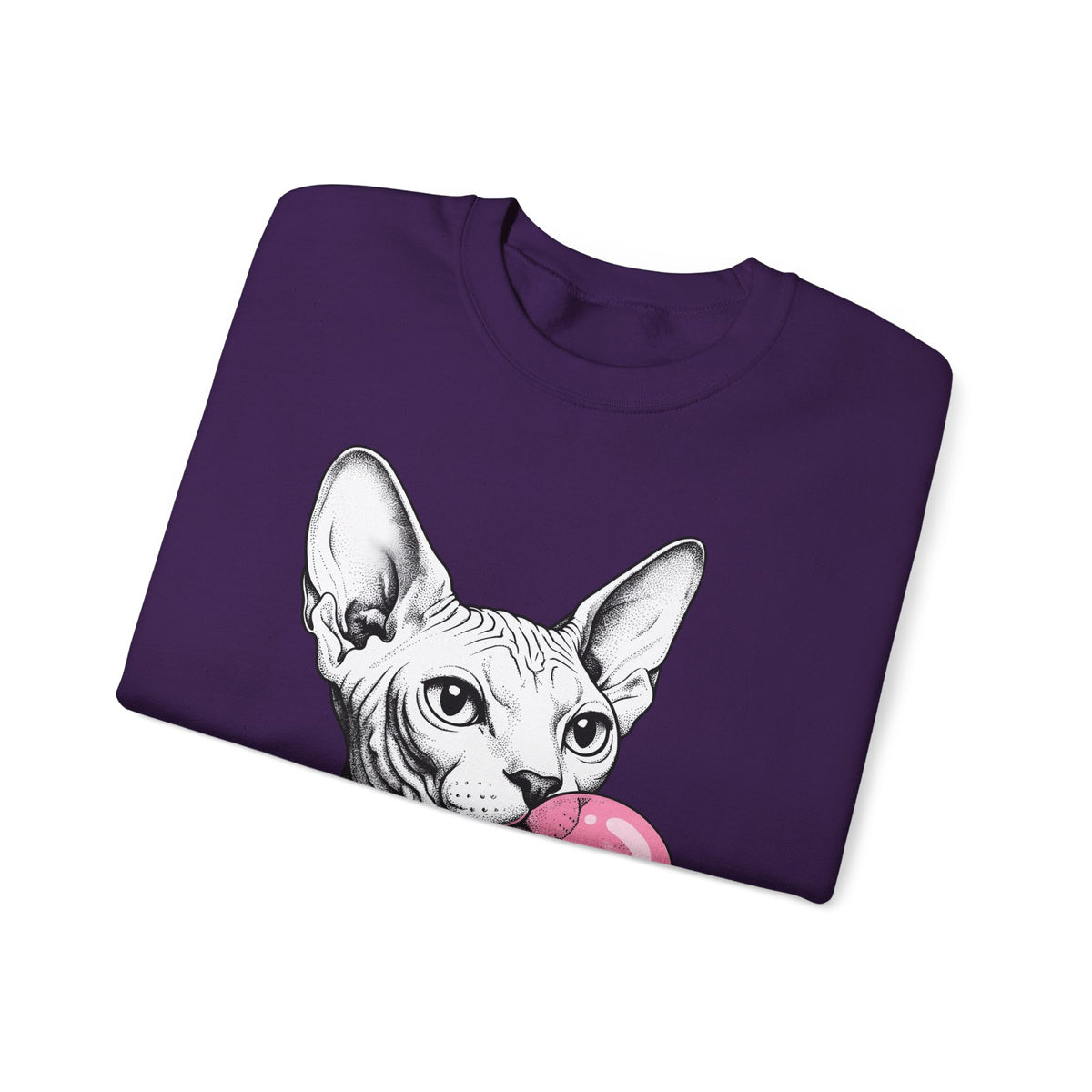 Sphynx Feline Sweatshirt Cat Pet Supplies Gift Women Neo Traditional Sweatshirt Cat Sweatshirt Cat Fan Faux Illustration Pet Accessories Graphic Clean