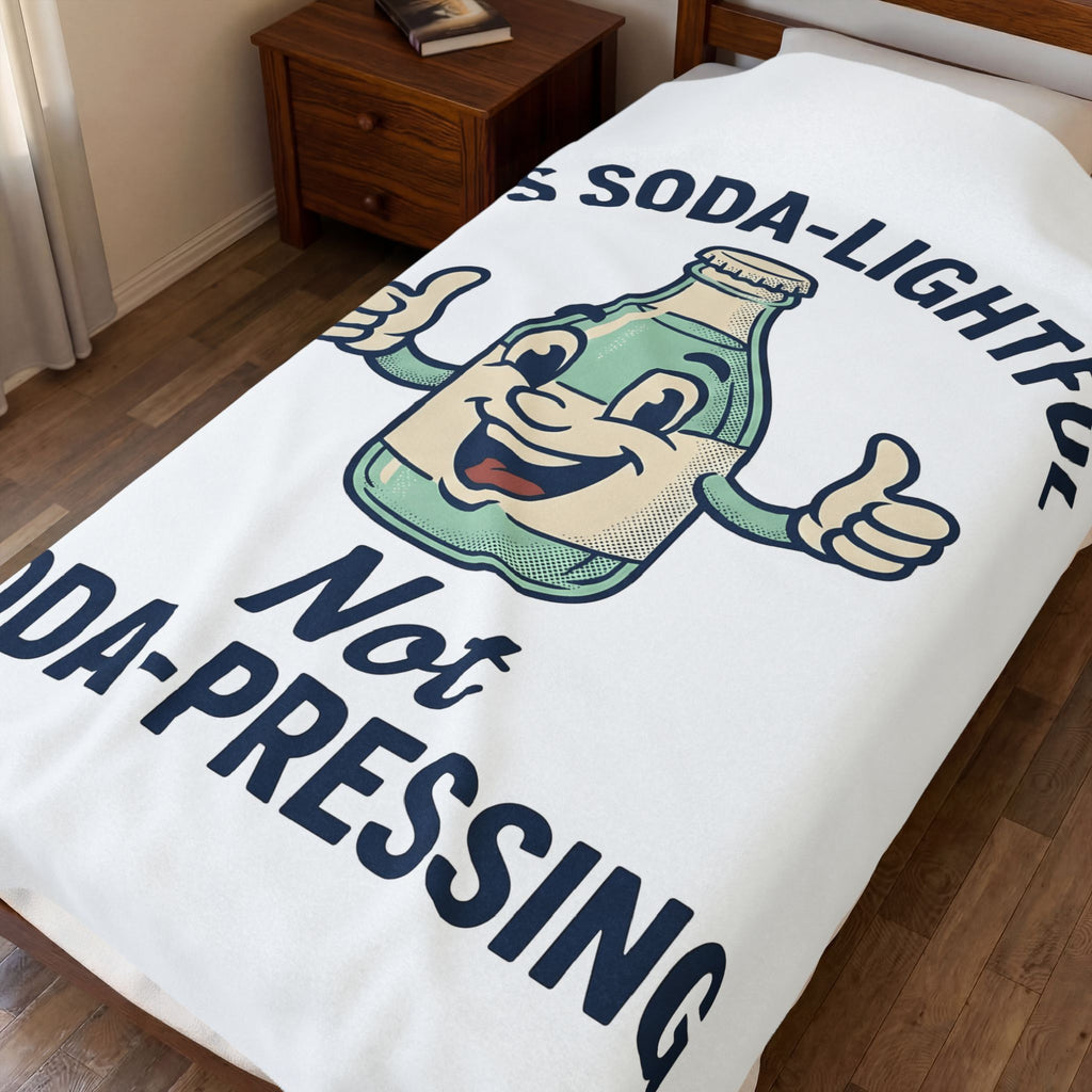 Soda Pop Bottle Blanket Drinks Funny Gift Women Animated Blanket Soda Bottle Blanket Beverage Fan Cartoon Blanket Humor Graphic Classic Hand Thumbs