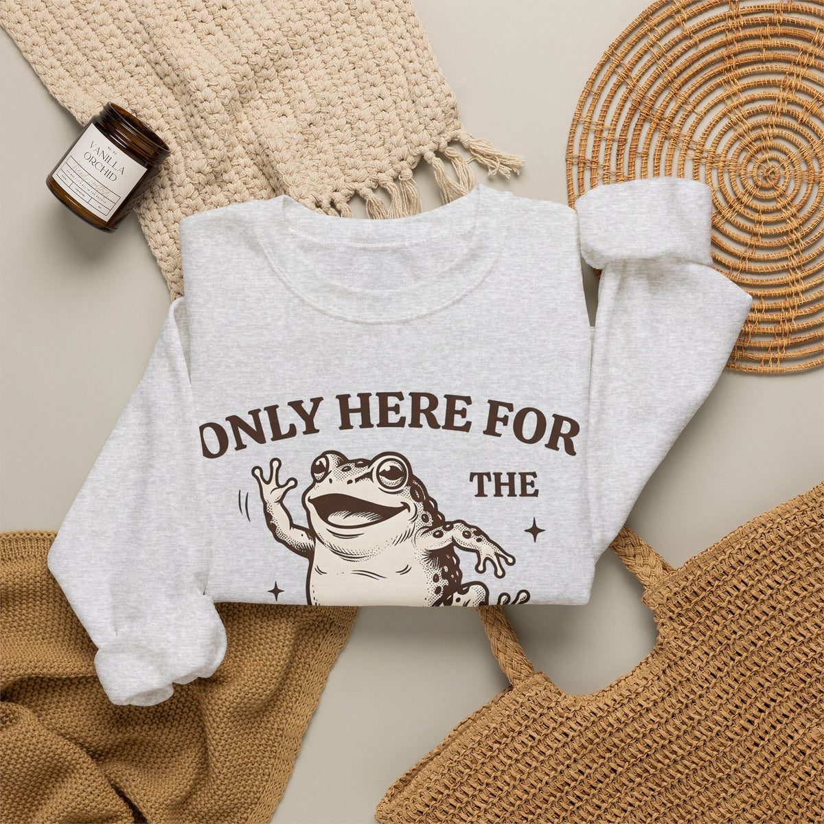 Jumping Frog Frog Nature Gift Old School Toad T Sh Sweatshirt