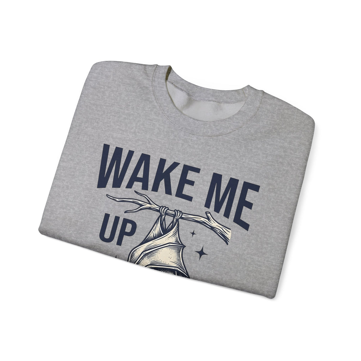 Bat Print Sweatshirt Funny Fauna Gift Women Antique Sweatshirt Bat Sweatshirt Humor Fan Vintage Sweatshirt Wildlife Graphic Cartoon Twinkling Stars Sweatshirt