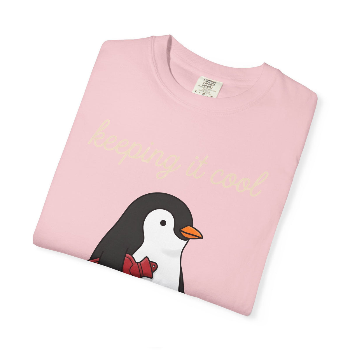 Penguin Nurse T-Shirt Nurse Wildlife Gift Women Comic T-Shirt Penguin T-Shirt Nursing Enthusiast Cartoon T-Shirt Wildlife Graphic Simple