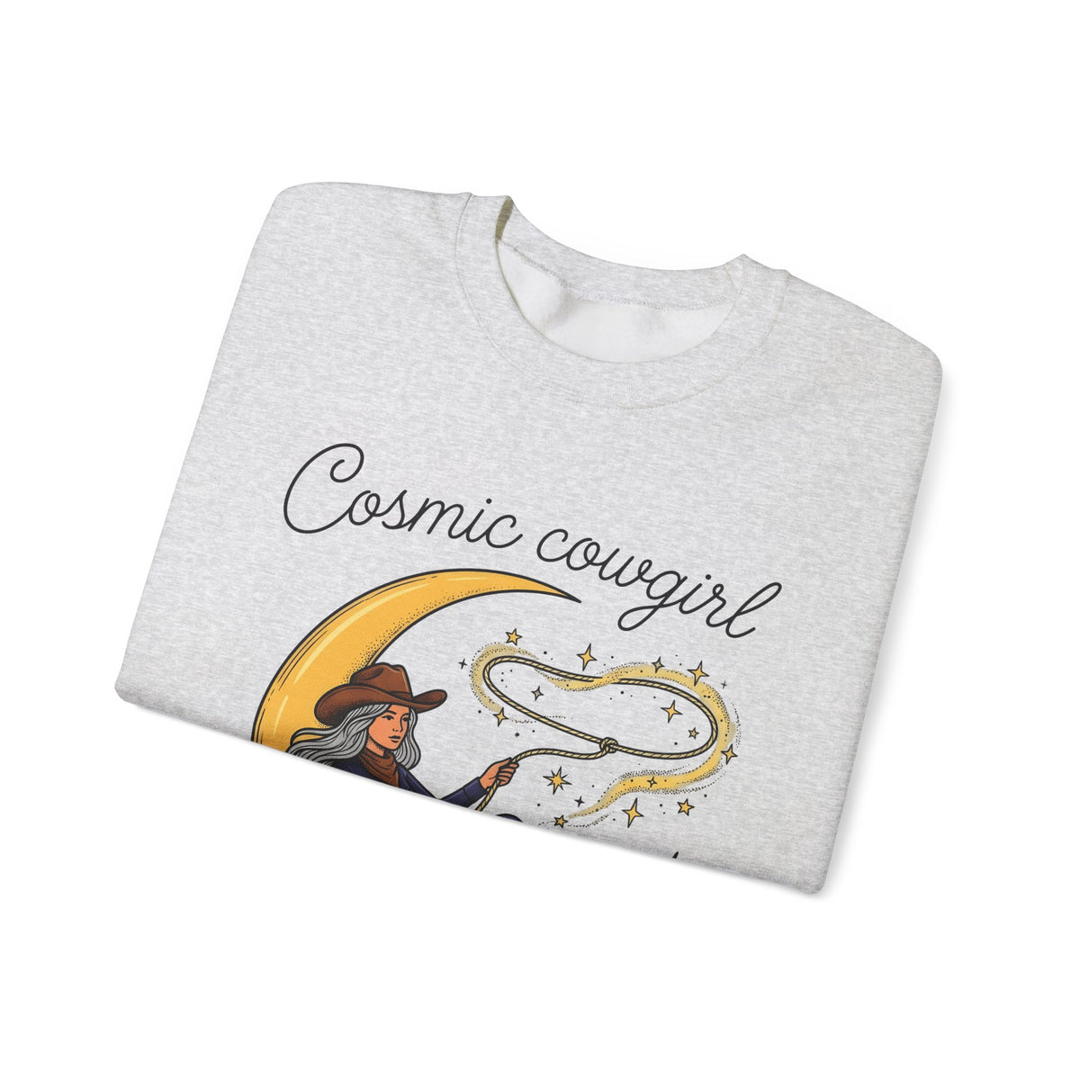 Cowgirl Moon Sweatshirt Cowgirl Cowboy Gift Women Tribal Sweatshirt Moonlight Sweatshirt Rodeo Fan Western Sweatshirt Cowboy Graphic Rustic Shining Stars