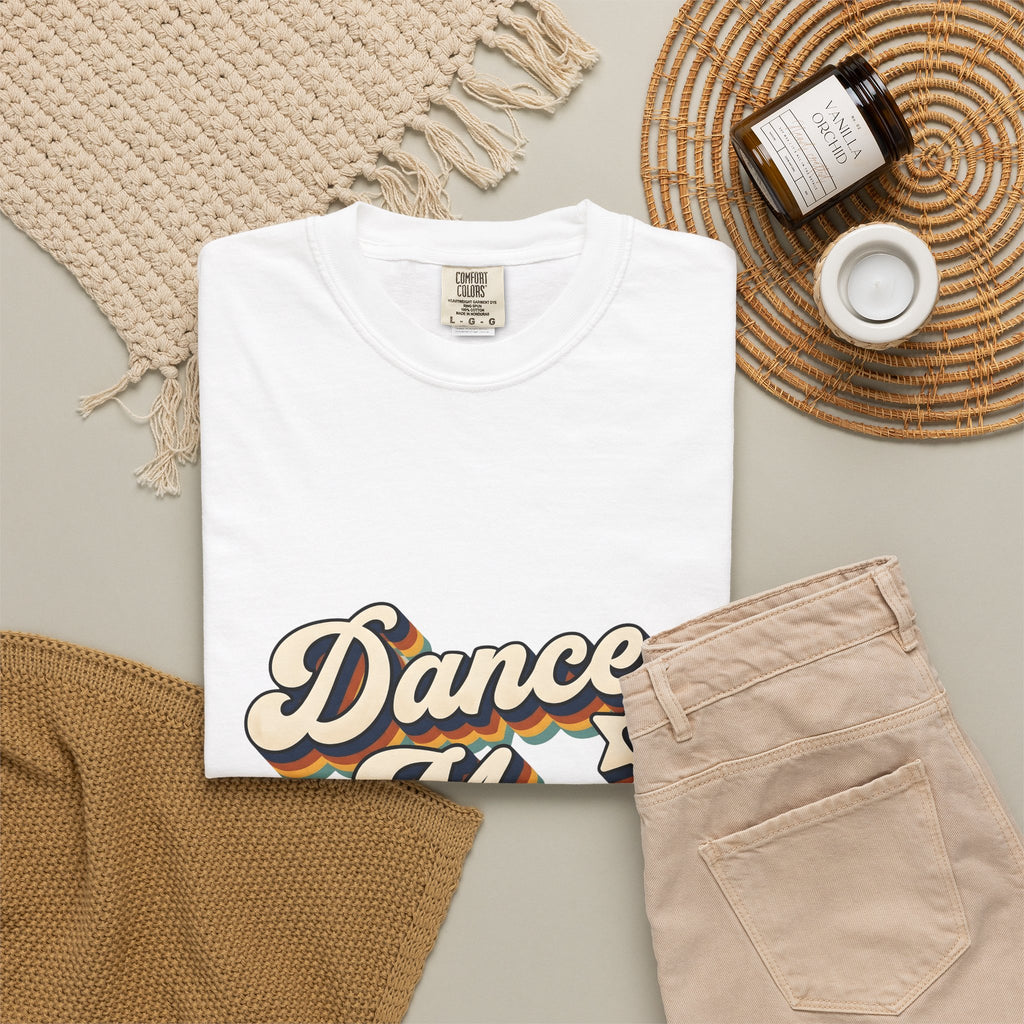 Vintage Lettering T-Shirt Moms Ballet Gift Women Block T-Shirt Typography T-Shirt Motherhood Enthusiast Typography T-Shirt Dance Graphic Classic