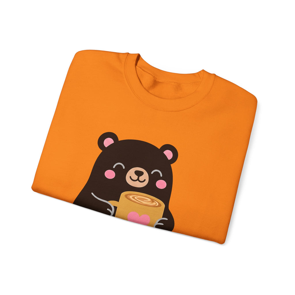 Bear Coffee Cup Coffee Animal Gift Cute Mug Coffee Fan Coffee Mug Kawaii Minimalist Sweatshirt