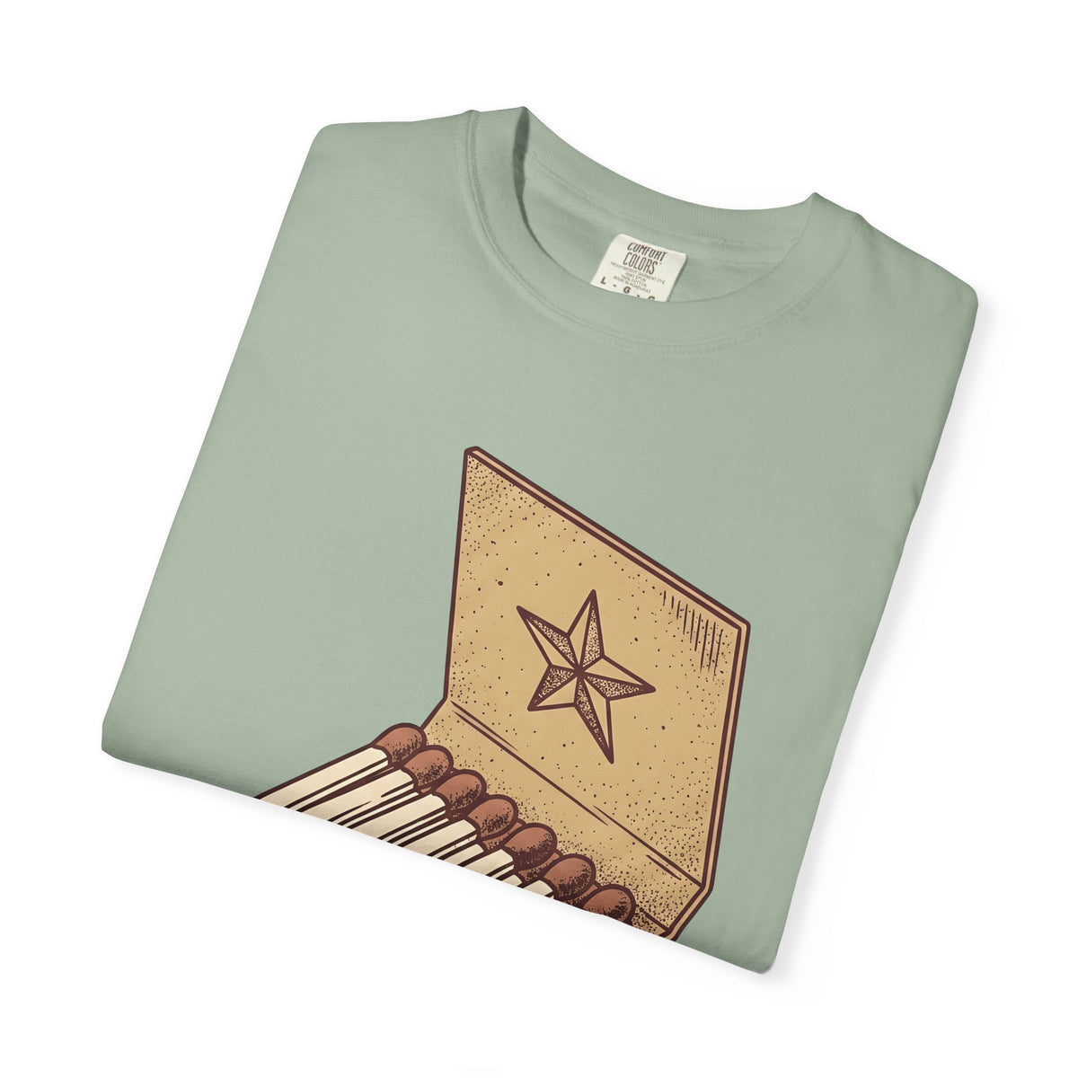 Matchbook Star T-Shirt Cowgirl Gypsy Gift Women Retro T-Shirt Matchcover T-Shirt Cowgirl Fan Vintage T-Shirt Bohemian Graphic Sketch Cowboy T-Shirt