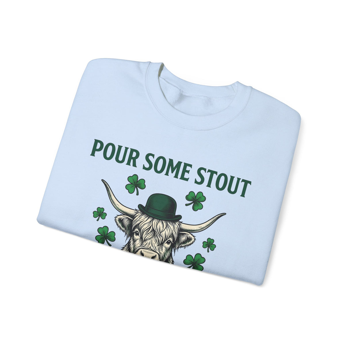 Highland Cow Beer Sweatshirt St Patrick's Day Drinking Gift Women Vintage Sweatshirt Beer Sweatshirt St Patricks Fan Retro Sweatshirt Boozy Graphic Hand Drawn