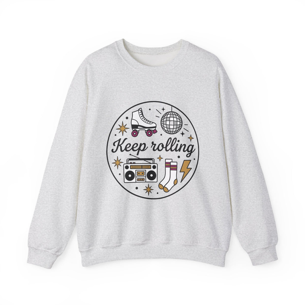 Roller Skate Sweatshirt Roller Skating Sound Gift Women Hand Drawn Sweatshirt Skateboard Sweatshirt Roller Derby Enthusiast Illustrated Sweatshirt Audio