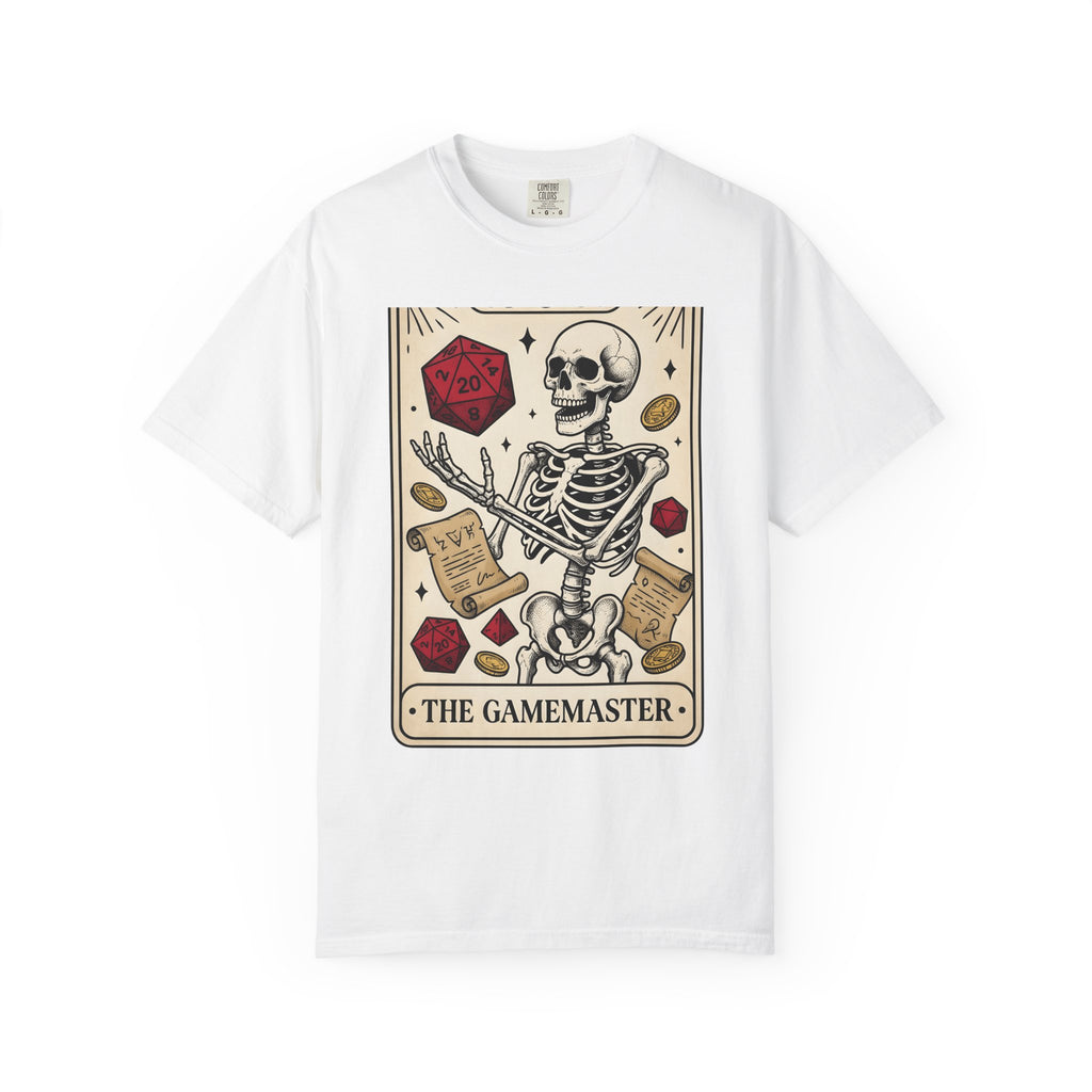 Skull Tarot Card T-Shirt Tabletop Gaming Roleplaying Gift Women Dark T-Shirt Tarot Card T-Shirt Gamer Fan Gothic T-Shirt Rpg Graphic Retro Game