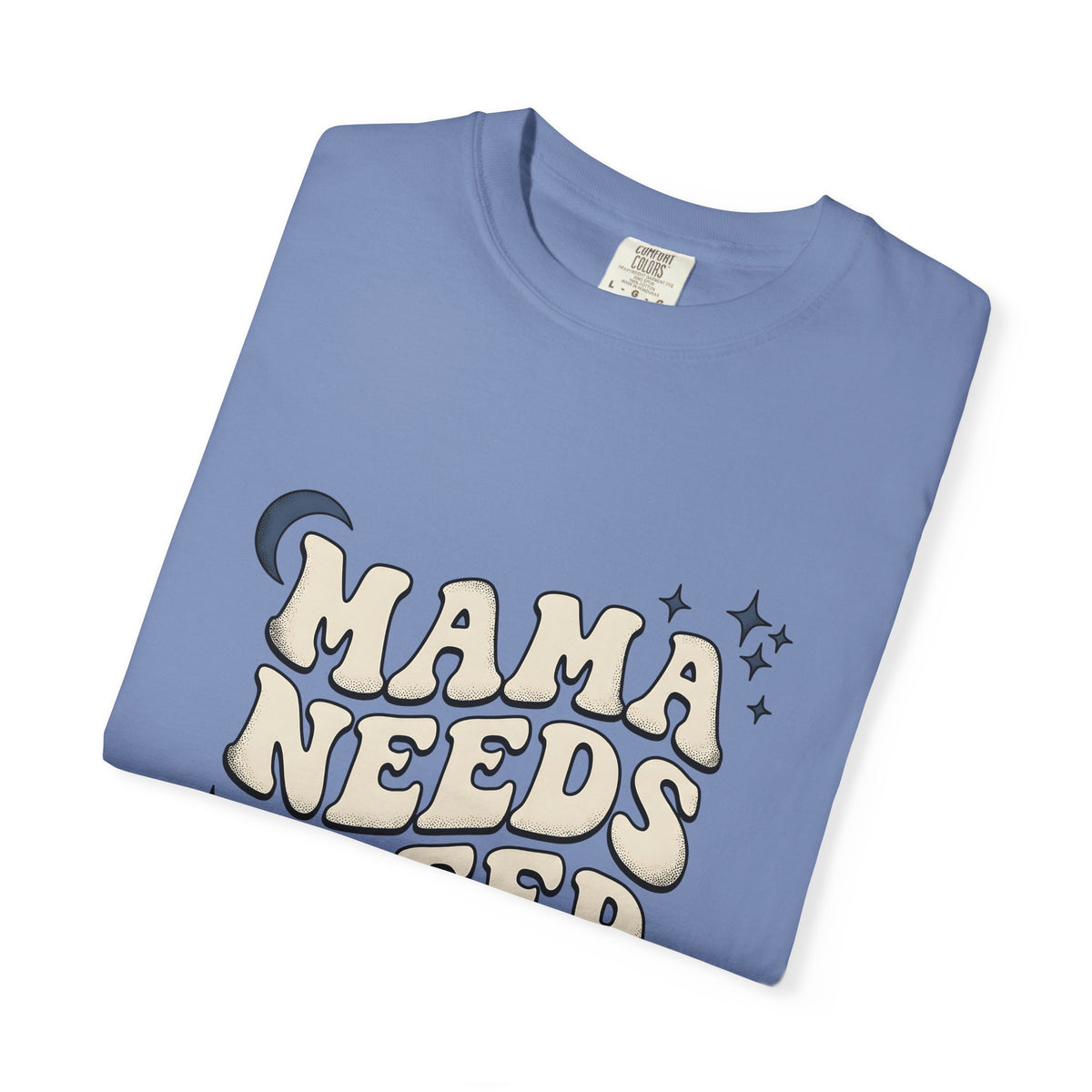 Large Bubble Text T-Shirt Moms Pajamas Gift Women Throwback T-Shirt Bubble Letter T-Shirt Motherhood Fan Retro Style T-Shirt Sleepwear Graphic