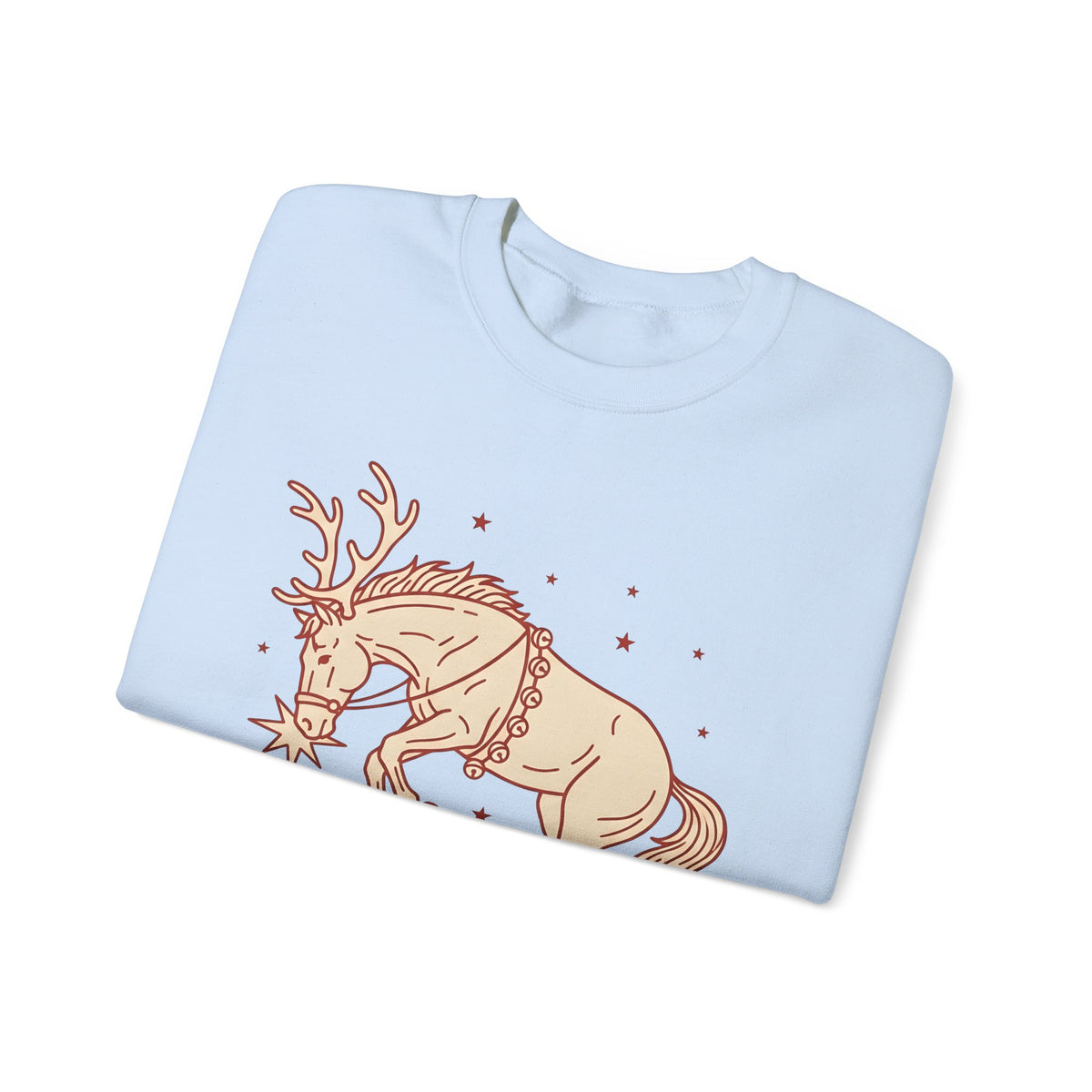 Stag Sweatshirt Christmas Creatures Gift Women Hand Drawn Sweatshirt Deer Sweatshirt Xmas Fan Illustrated Sweatshirt Animal Graphic Classic Twinkles Sweatshirt