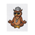 Owl Umpire Sports Activities Workout Gift Owl Athlete Enthusiast Fitness Blanket