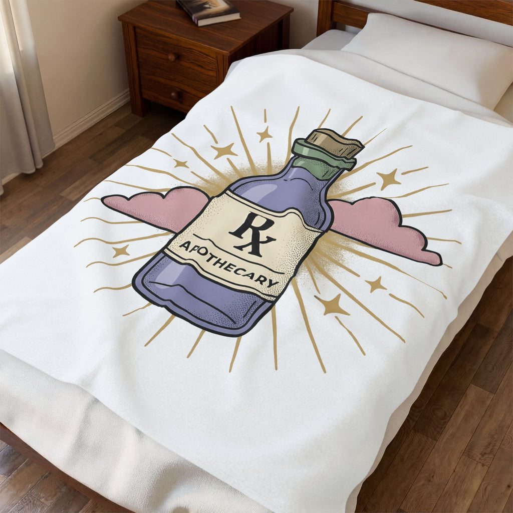 Pill Bottle Blanket Nurses Healthcare Gift Women Classic Blanket Medicine Bottle Blanket Nurse Practitioner Enthusiast Vintage Blanket Medical