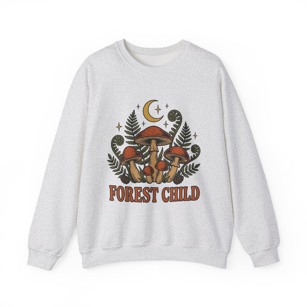 Mushroom Drawing Sweatshirt Nature Garden Gift Women Hippie Sweatshirt Fungus Sweatshirt Outdoors Fan Psychedelic Sweatshirt Yard Graphic Classic Frond Sweatshirt