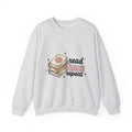 Stacked Books Teachers Reading Gift Cartoon Book Pile Educator Enthusiast Comic Literacy Retro Sweatshirt