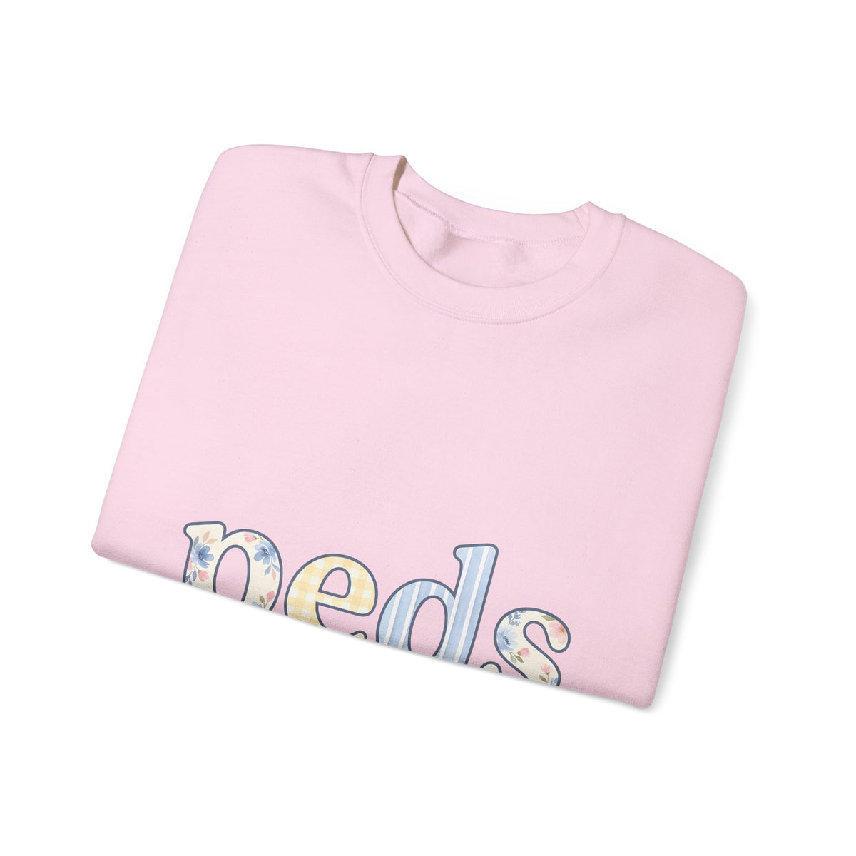 Floral Monogram Sweatshirt Nurses Hospital Gift Women Pale Colors Sweatshirt Initial Sweatshirt Nurse Enthusiast Pastel Sweatshirt Medical Graphic Old School