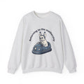 French Bulldog Rocket Sweatshirt Dog Jokes Gift Women Cartoon Sweatshirt Frenchie Sweatshirt Dog Fan Toon Sweatshirt Funny Graphic Vintage Satellite Sweatshirt