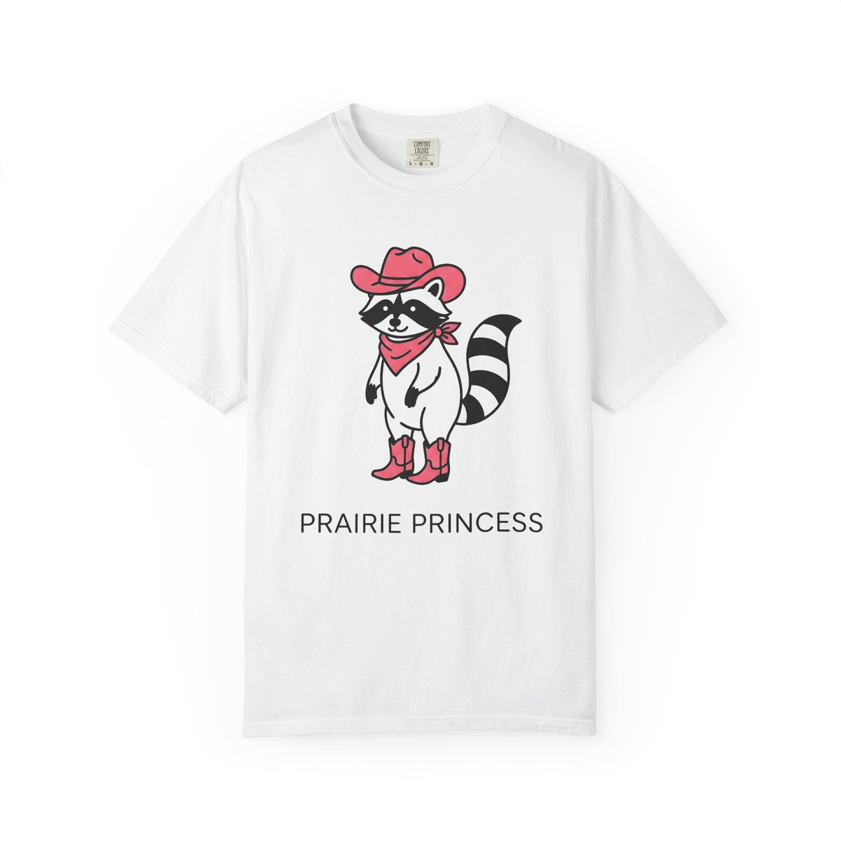 Raccoon Cowgirl T-Shirt Cowgirl Pet Gift Women Cartoon T-Shirt Raccoon T-Shirt Cowgirl Fan Cartoonish T-Shirt Animal Graphic Sketch Cowboy Hat