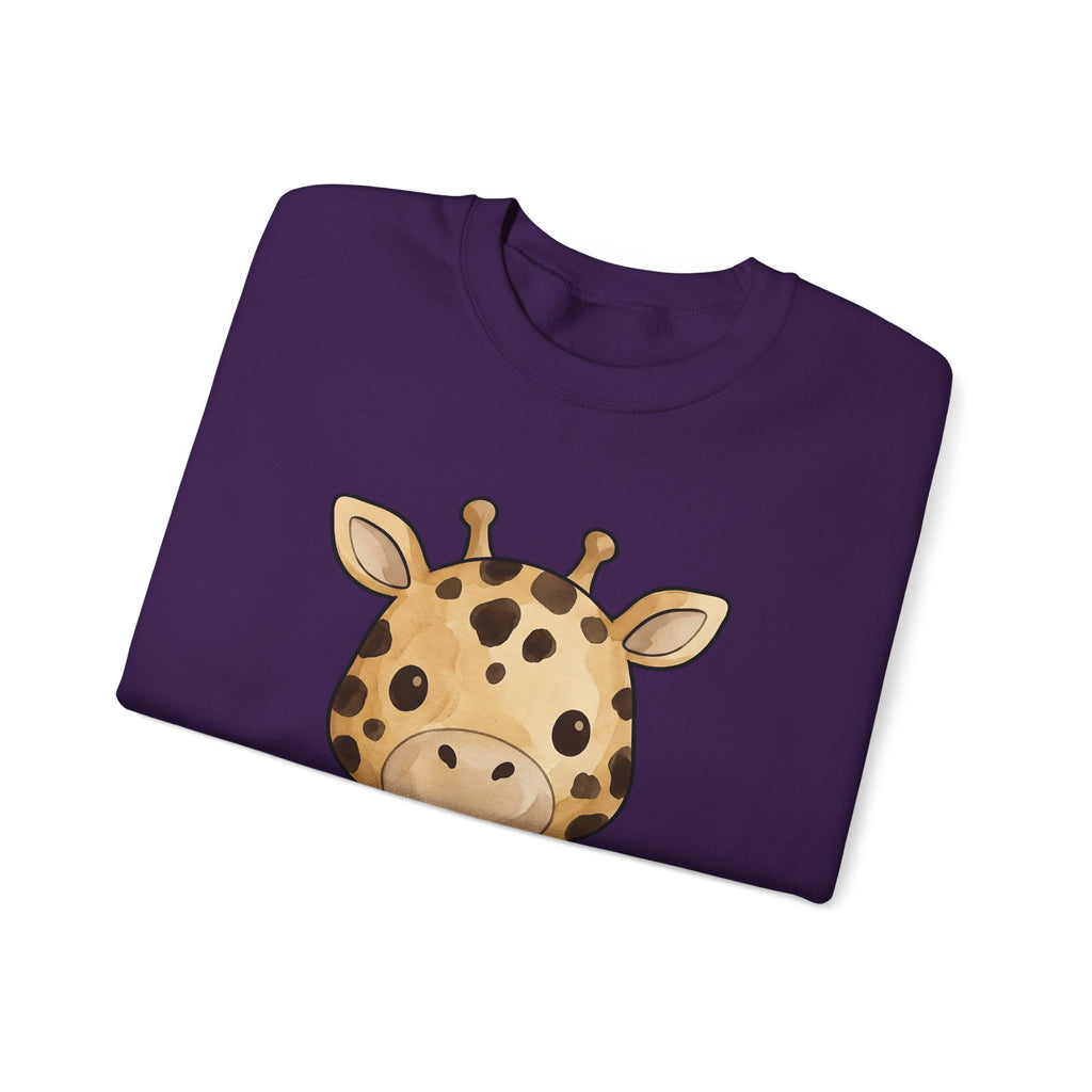 Giraffe Illustration Sweatshirt Moms Jungle Gift Women Paint Sweatshirt Giraffe Sweatshirt Mom Fan Watercolor Sweatshirt Tropical Graphic Charming Wildlife