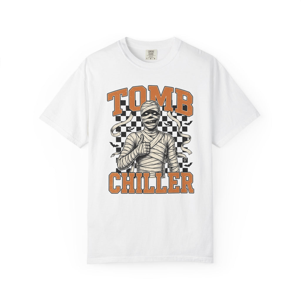 Wrapped Mummy T-Shirt Halloween Fright Gift Women Old School T-Shirt Mummy T-Shirt Horror Fan Scary T-Shirt Scare Graphic
