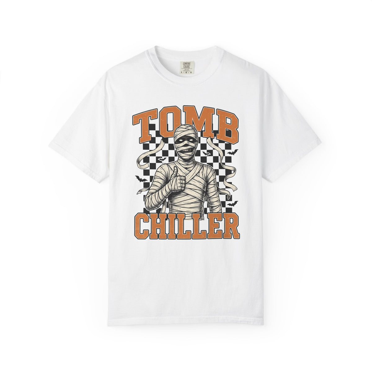 Wrapped Mummy T-Shirt Halloween Fright Gift Women Old School T-Shirt Mummy T-Shirt Horror Fan Scary T-Shirt Scare Graphic