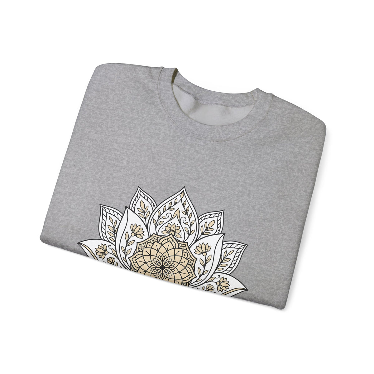 Mandala Bloom Sweatshirt Boho Chic Mindfulness Gift Women Folk Sweatshirt Flower Sweatshirt Bohemian Enthusiast Tribal Sweatshirt Meditation Graphic Clean