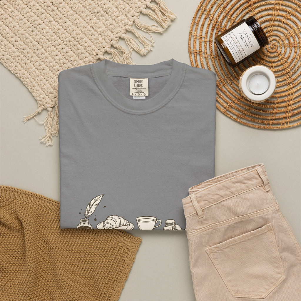 Dessert Coffee Cup T-Shirt Coffee Pastry Gift Women Cartoon T-Shirt Coffee T-Shirt T-Shirt Coffee Fan Coffee Art T-Shirt Bakery Graphic Geometric Sweet