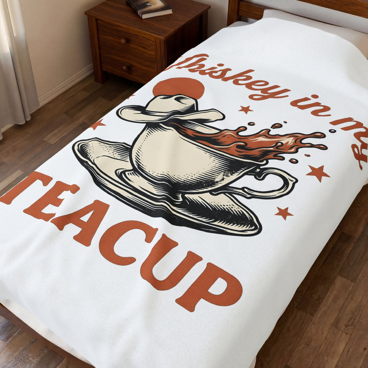 Hot Drink Western Hat Blanket Cowgirl Rodeo Gift Women Distressed Blanket Coffee Blanket Cowgirl Fan Vintage Blanket Rodeo Graphic Retro Shines