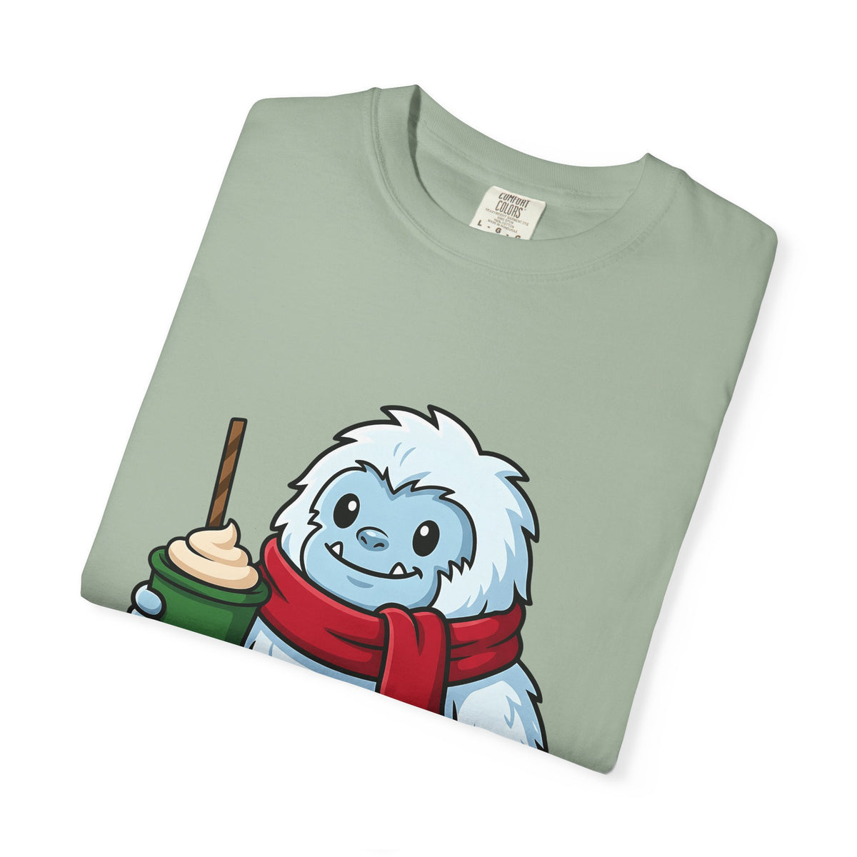 Abominable Snowman Christmas Holiday Gift Comic Yeti Xmas Fan Cartoon Holiday Chibi T-Shirt