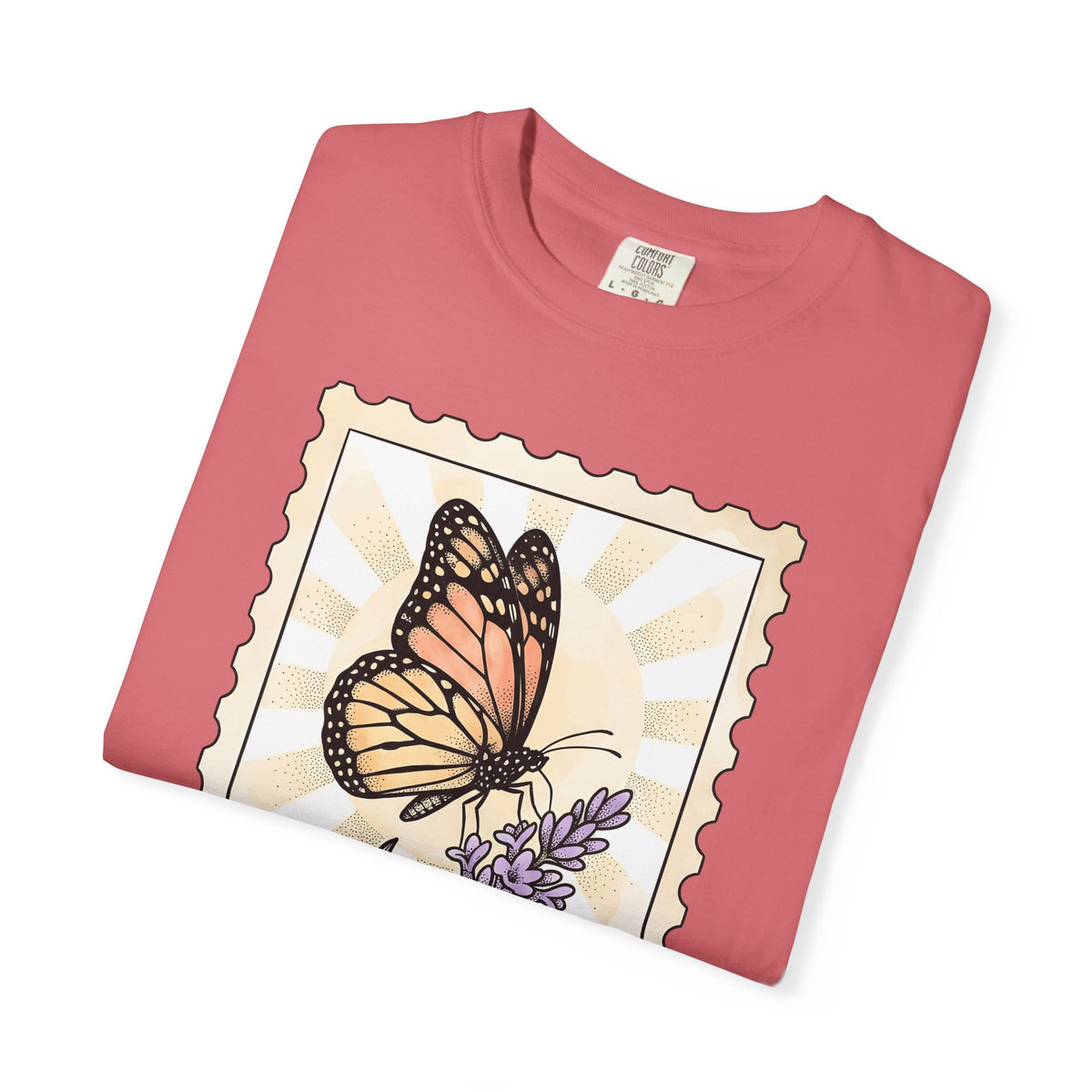 Moth Flower Butterfly Plant Gift Hippie Flower Butterfly Enthusiast Bohemian Floral Classic T-Shirt