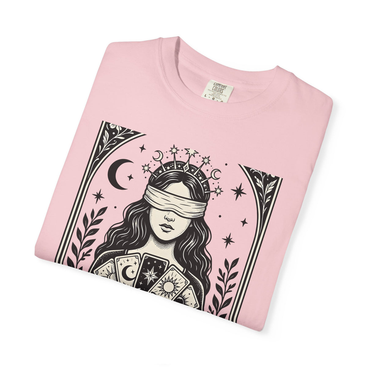 Tarot Card Reader T-Shirt Boho Chic Spiritual Gift Women Mystical T-Shirt Fortune Teller T-Shirt Bohemian Enthusiast Esoteric Graphic Spiritual